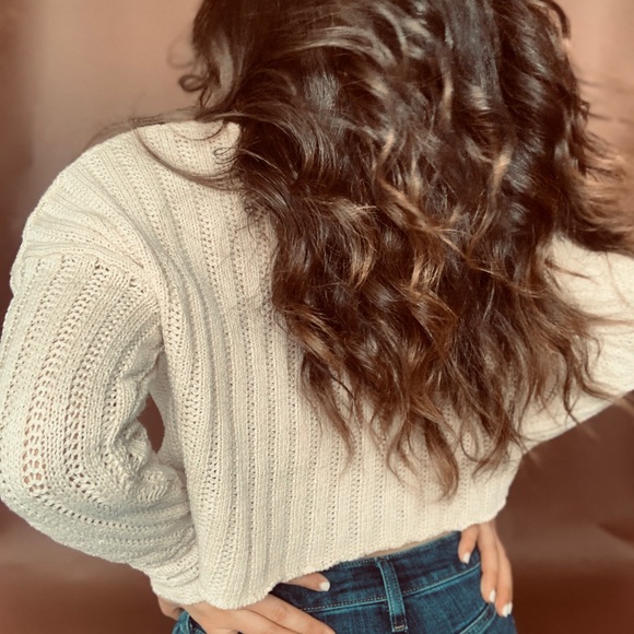 Cropped knit Sweater - Picture 10 of 10